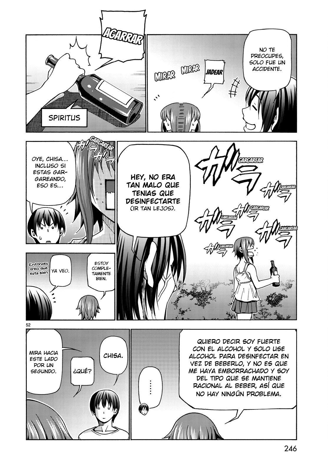 Grand Blue Capitulo 33: Cámping escolar para adutos página 52