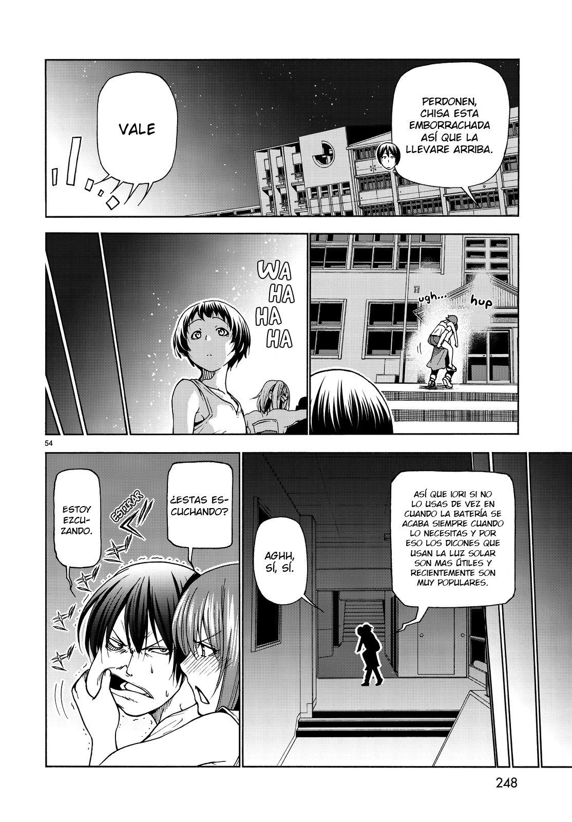 Grand Blue Capitulo 33: Cámping escolar para adutos página 54