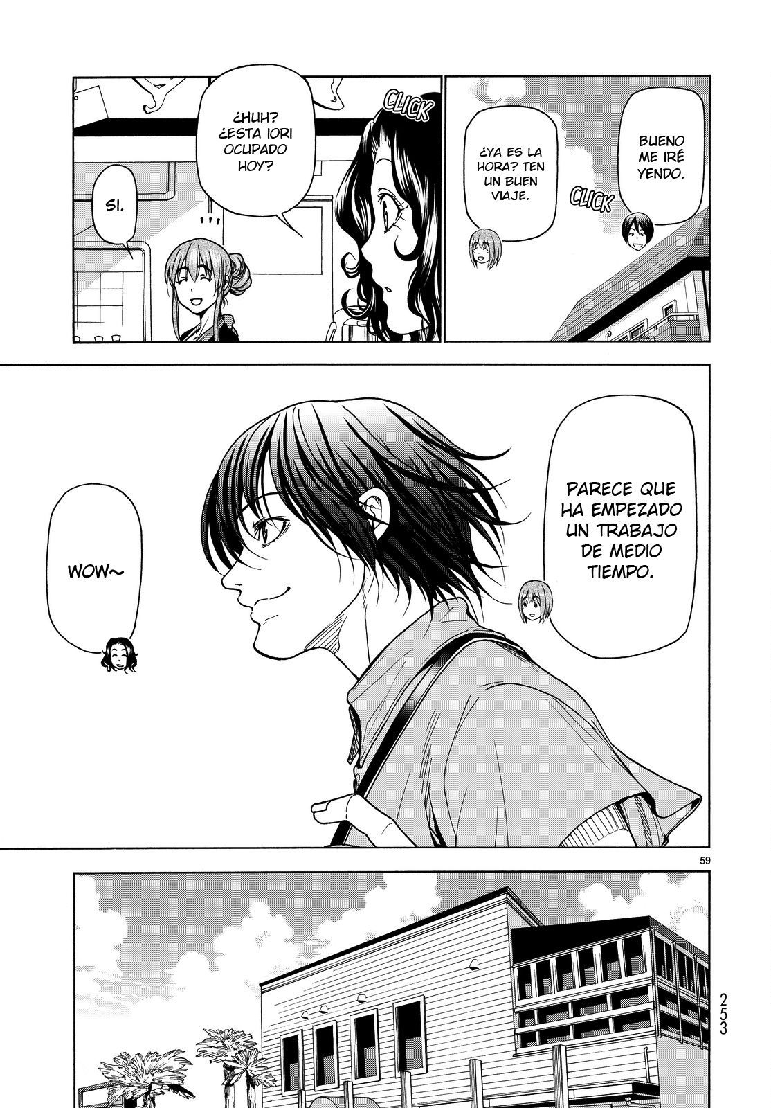 Grand Blue Capitulo 33: Cámping escolar para adutos página 59