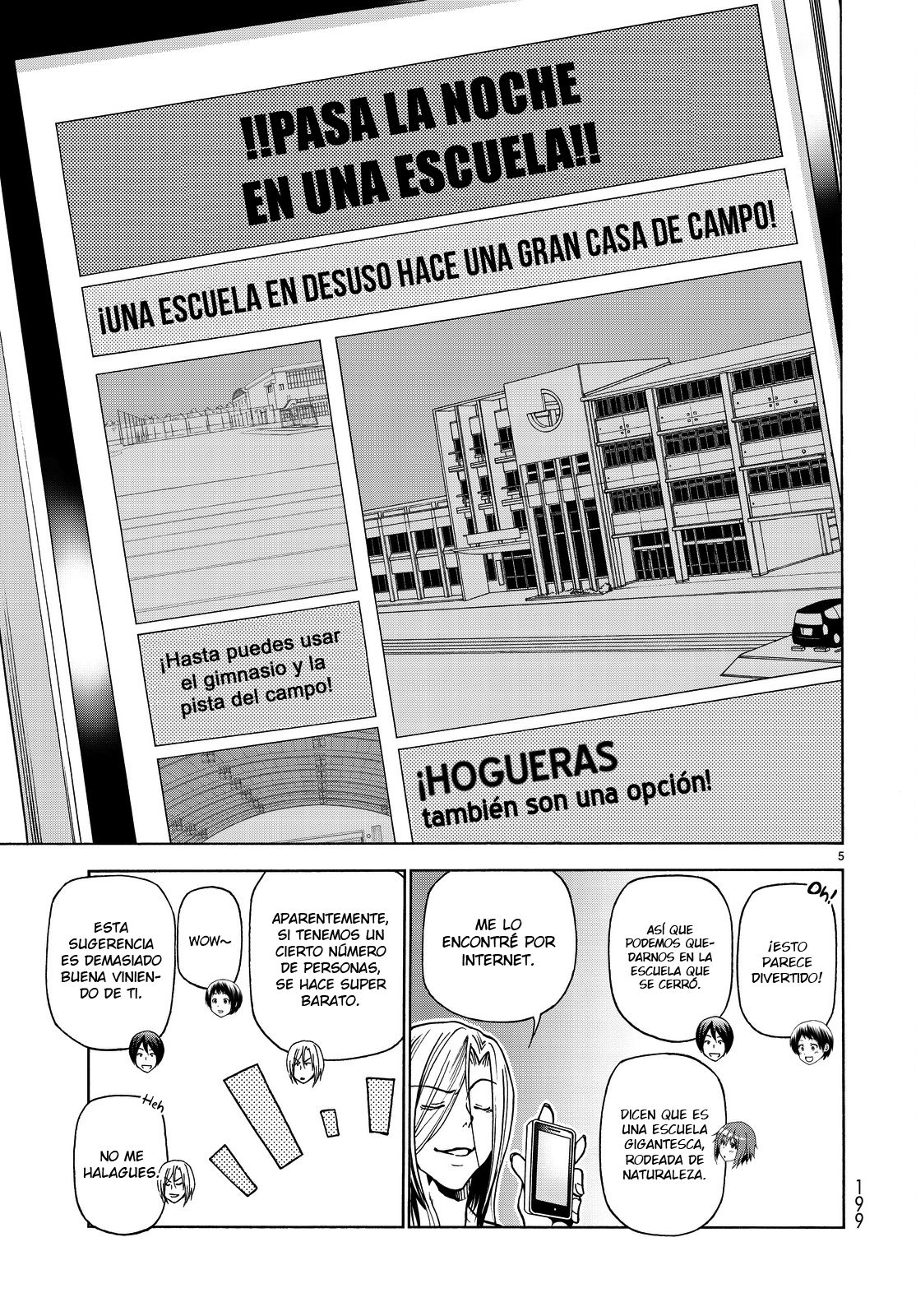Grand Blue Capitulo 33: Cámping escolar para adutos página 6