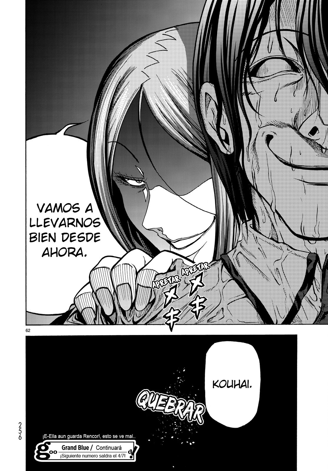 Grand Blue Capitulo 33: Cámping escolar para adutos página 62