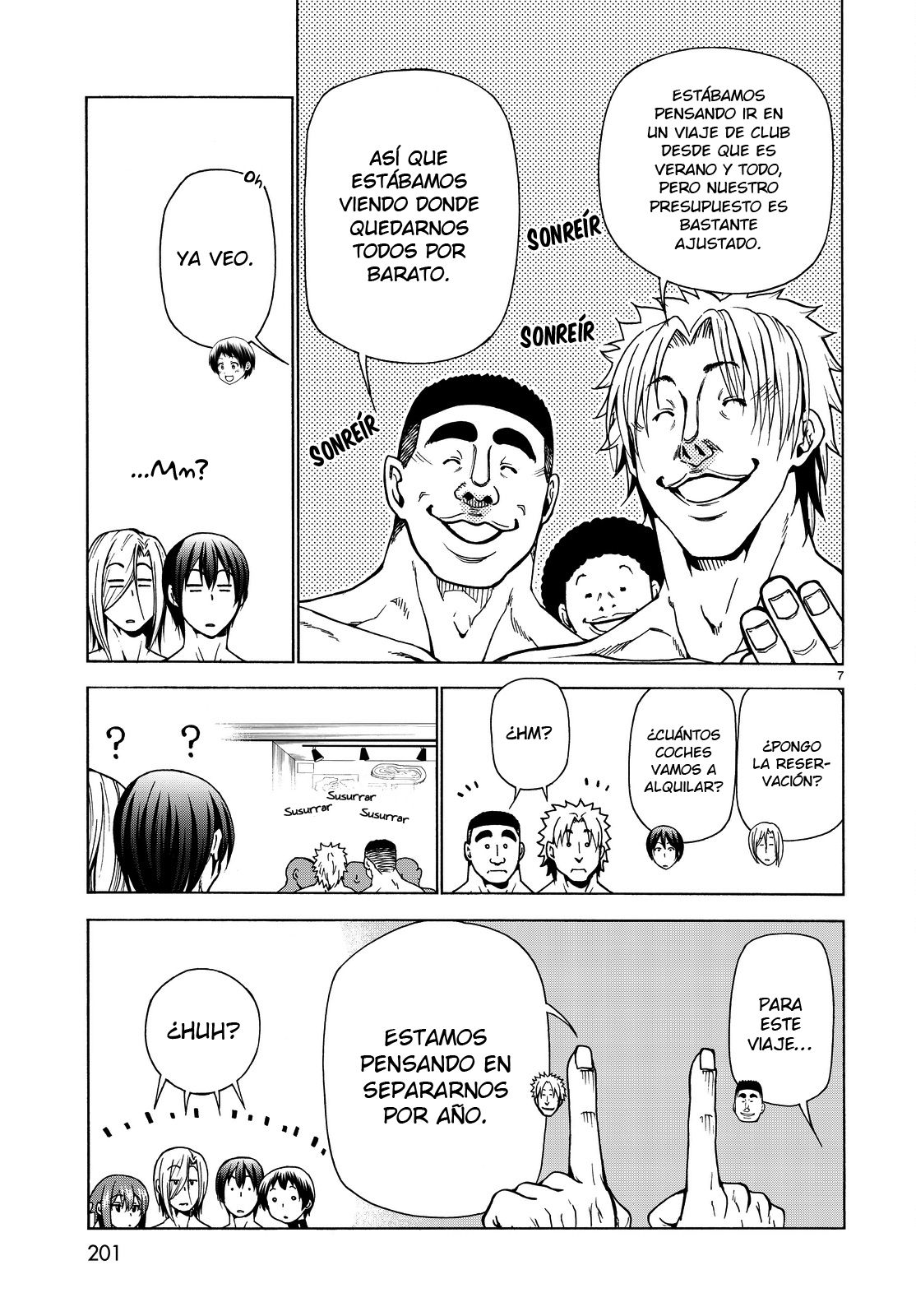 Grand Blue Capitulo 33: Cámping escolar para adutos página 8