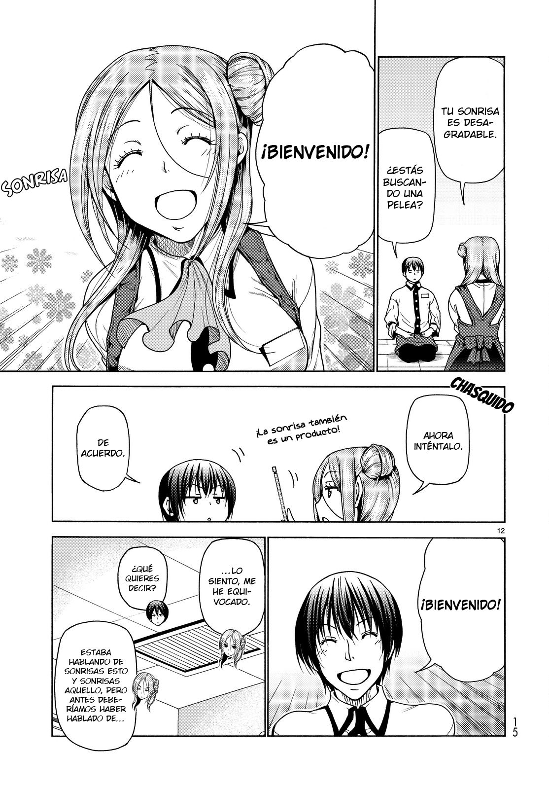 Grand Blue Capitulo 34: Compañeros de trabajo página 14