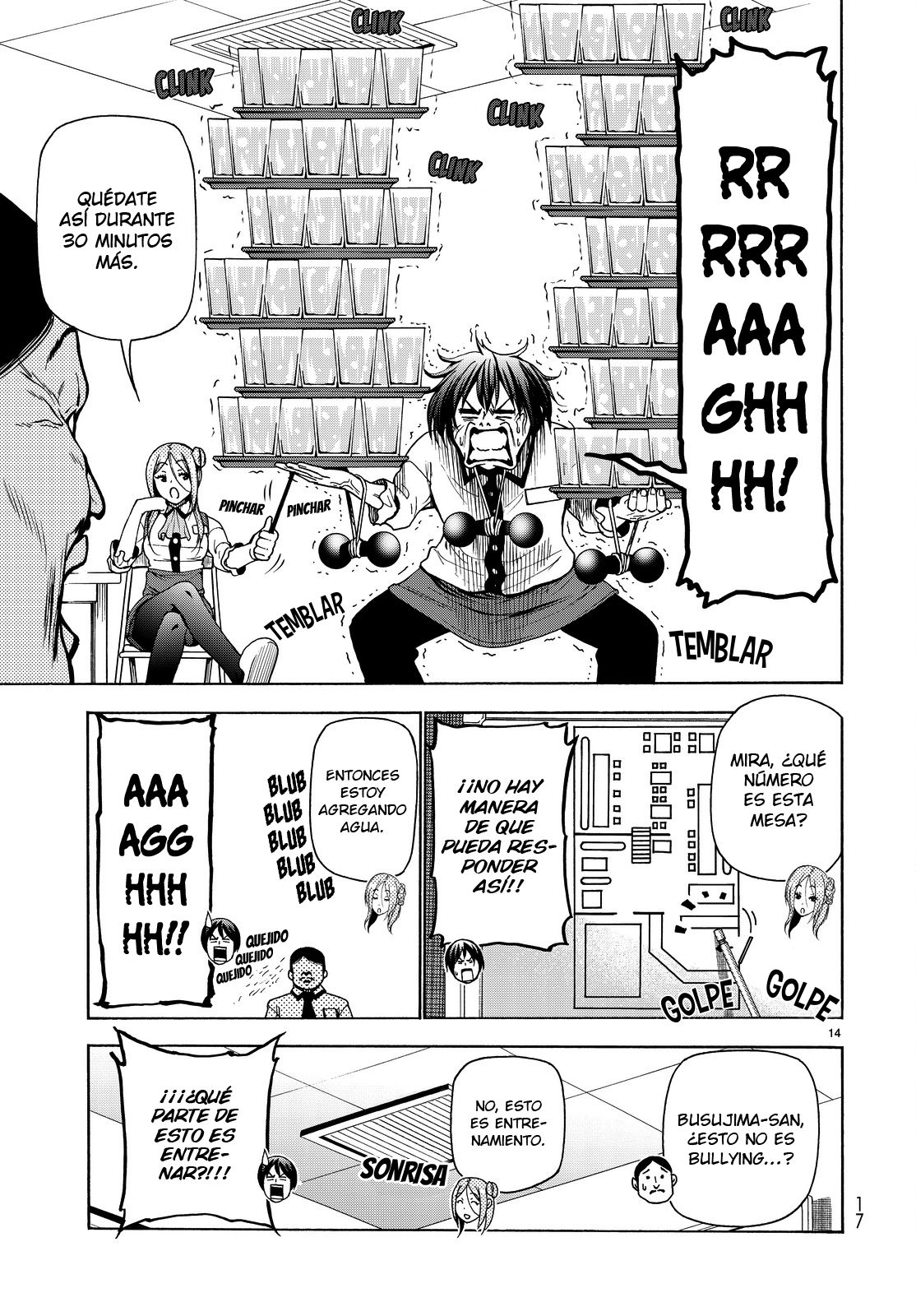 Grand Blue Capitulo 34: Compañeros de trabajo página 16