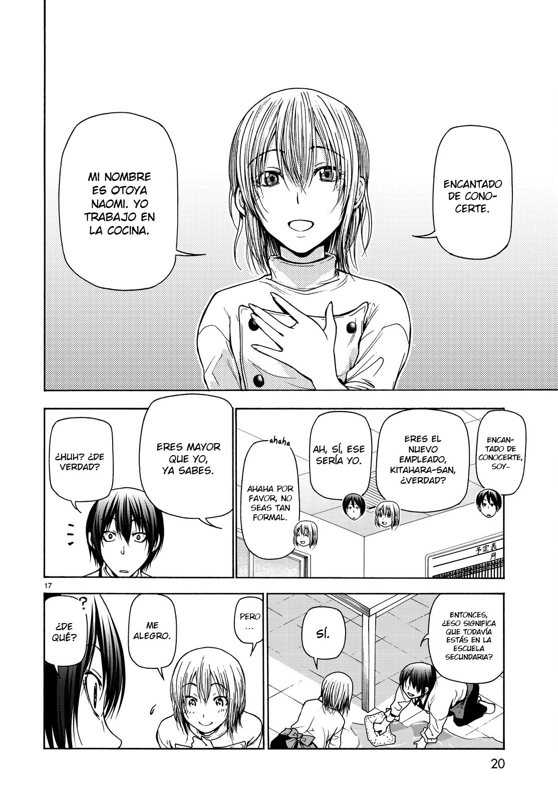 Grand Blue Capitulo 34: Compañeros de trabajo página 19