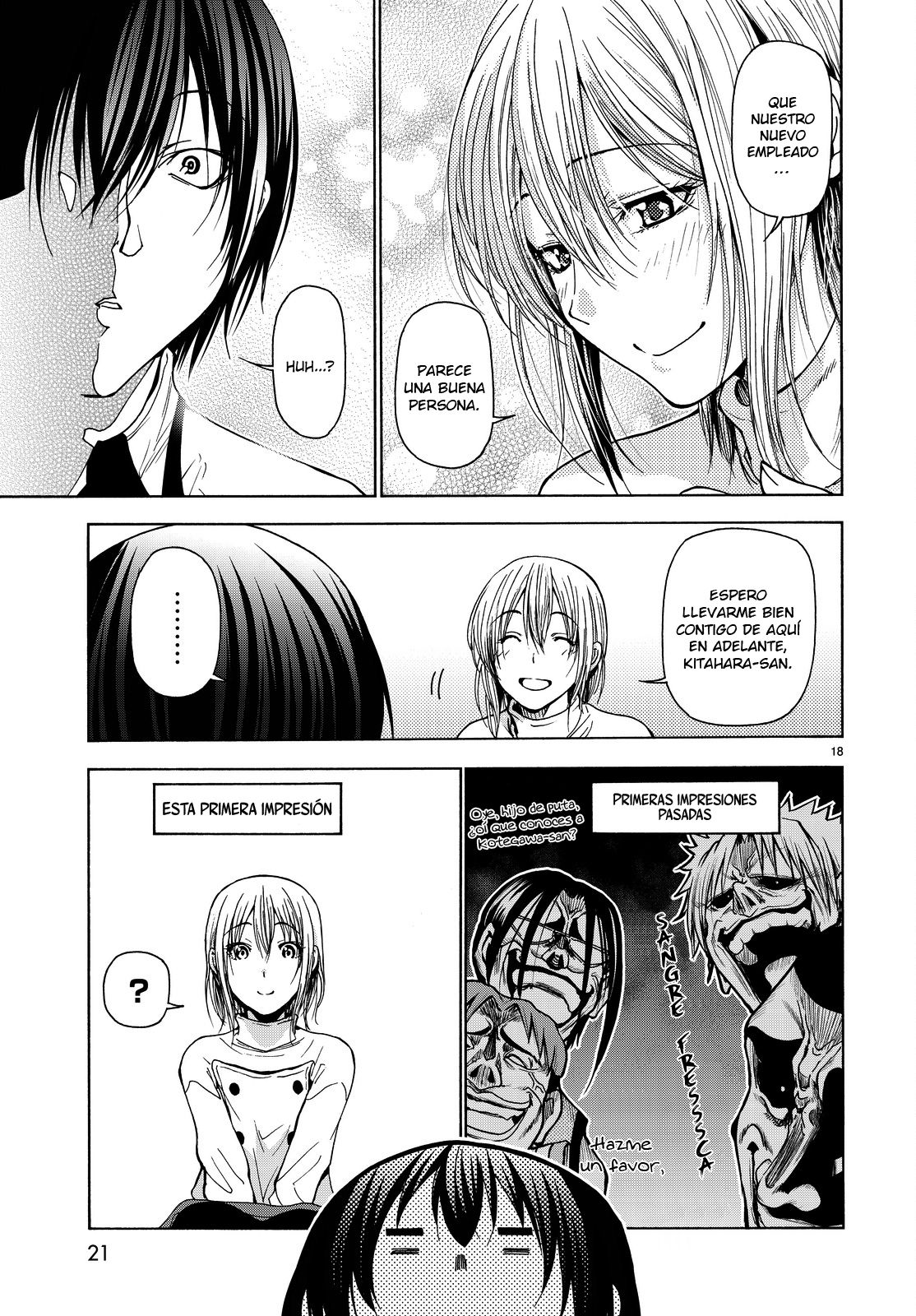 Grand Blue Capitulo 34: Compañeros de trabajo página 20