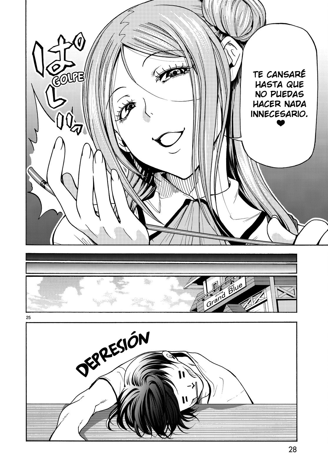 Grand Blue Capitulo 34: Compañeros de trabajo página 27