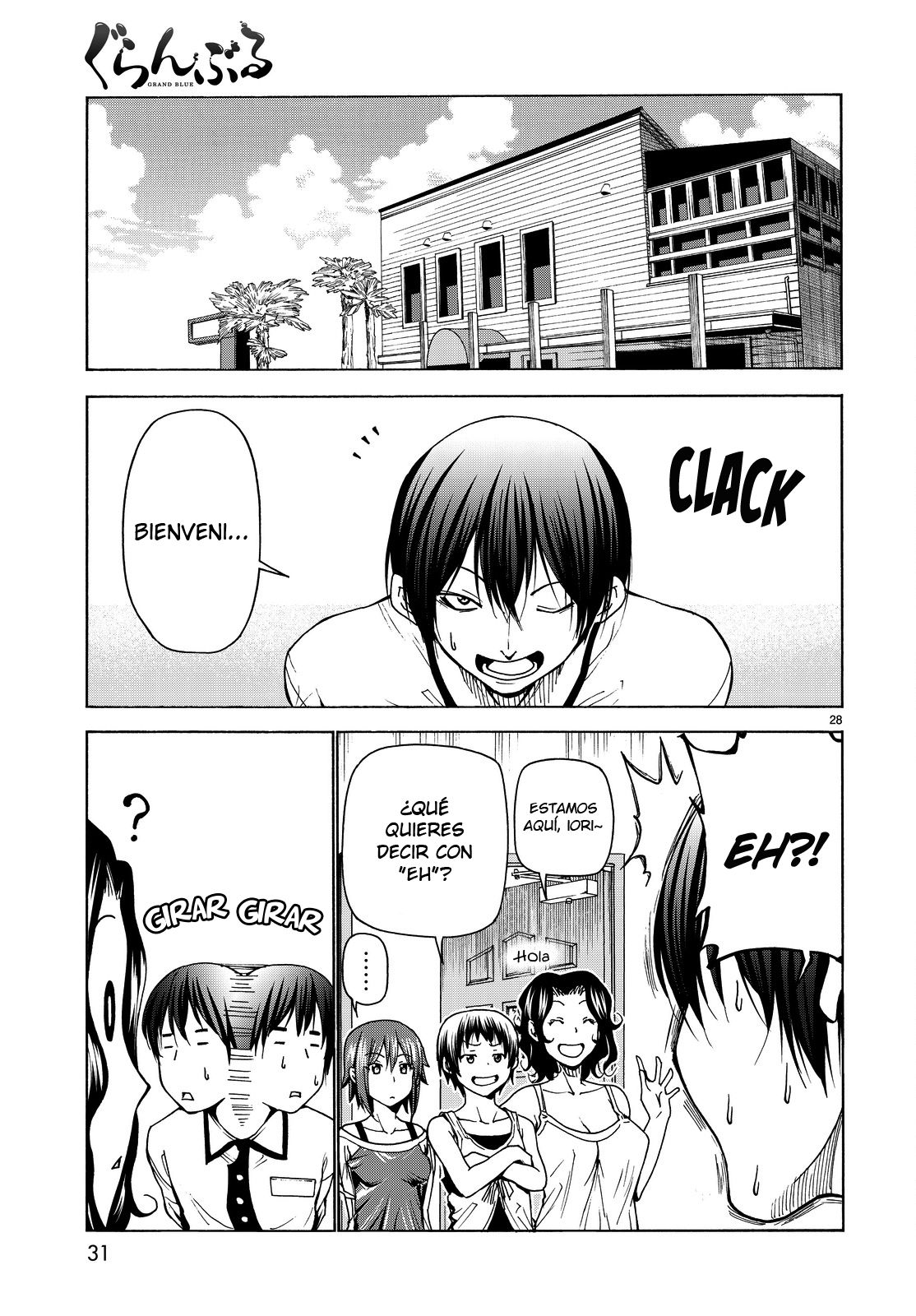 Grand Blue Capitulo 34: Compañeros de trabajo página 30