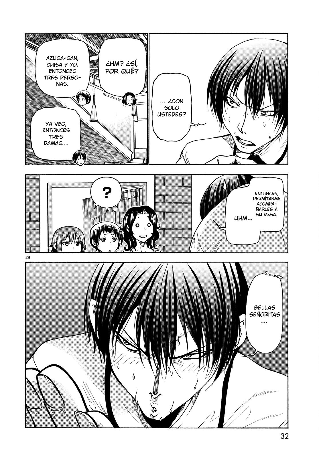 Grand Blue Capitulo 34: Compañeros de trabajo página 31