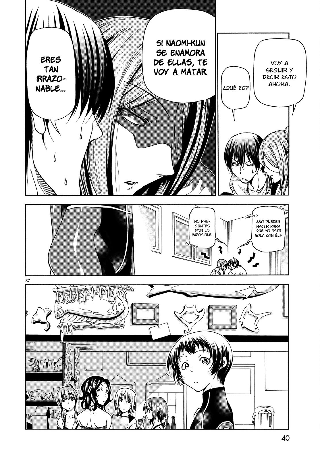 Grand Blue Capitulo 34: Compañeros de trabajo página 39