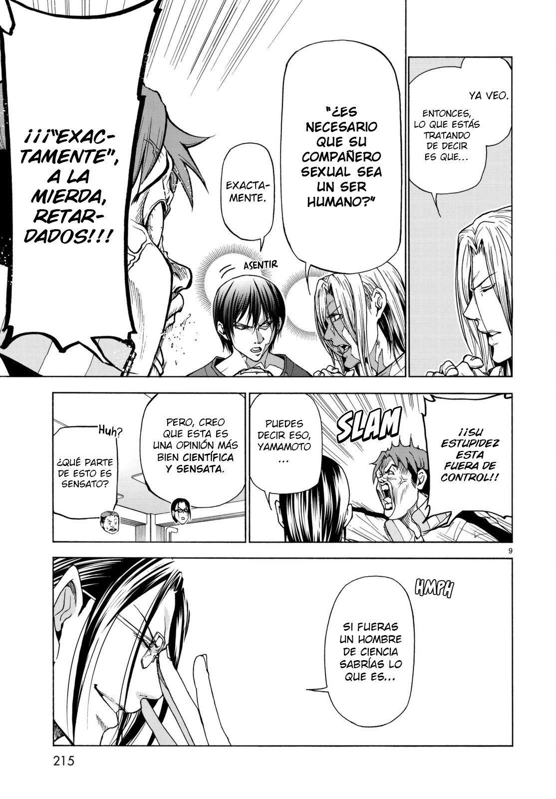 Grand Blue Capitulo 36.5: Grupo de Discusión página 10