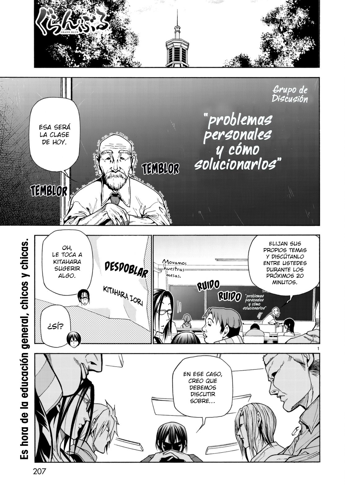 Grand Blue Capitulo 36.5: Grupo de Discusión página 2