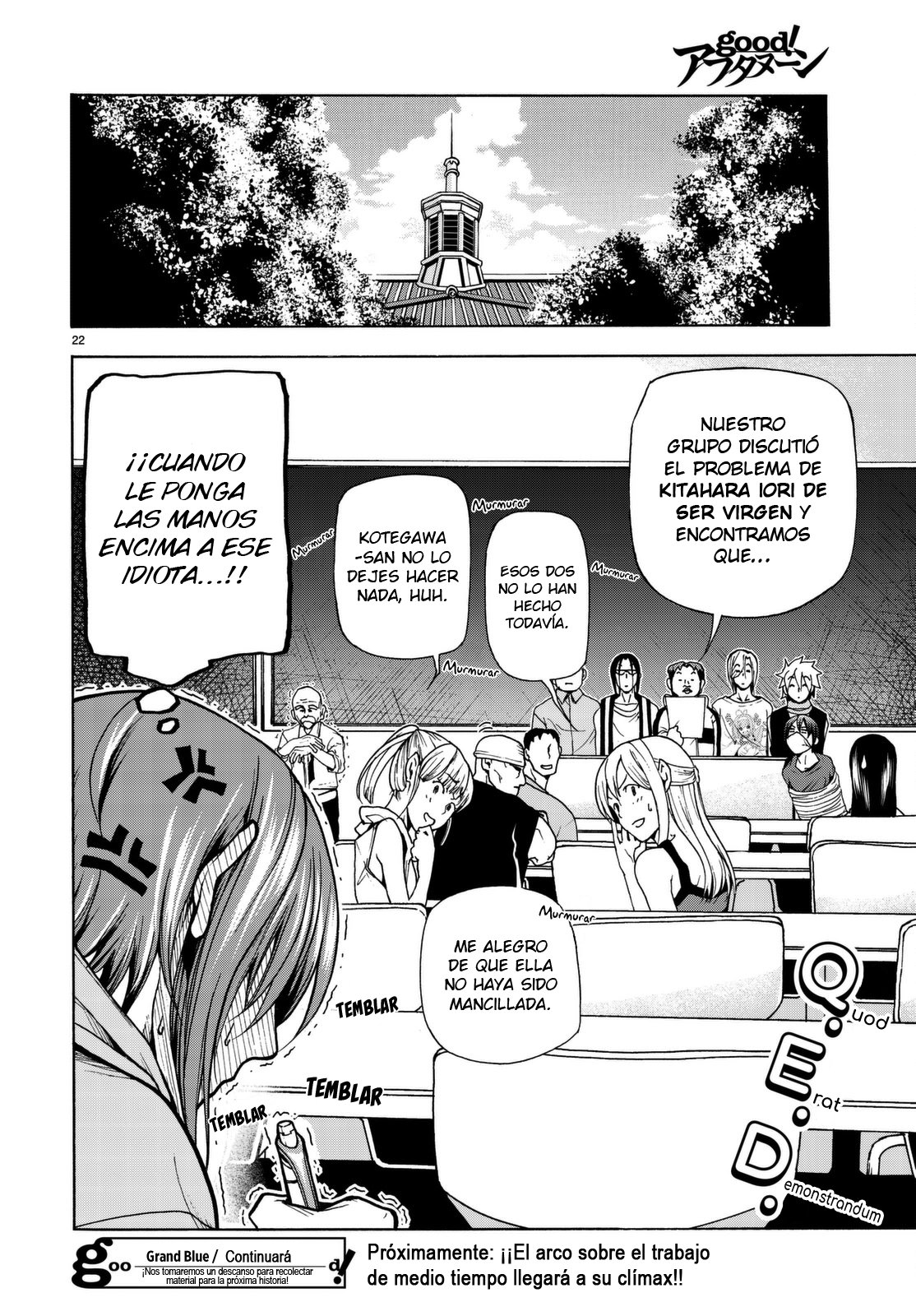 Grand Blue Capitulo 36.5: Grupo de Discusión página 22