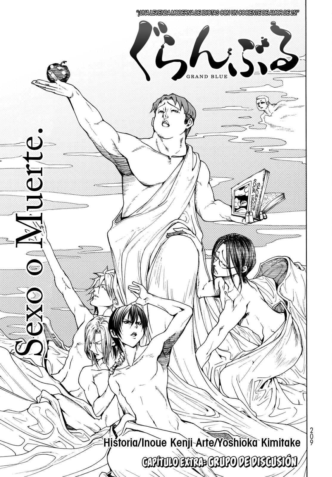 Grand Blue Capitulo 36.5: Grupo de Discusión página 4