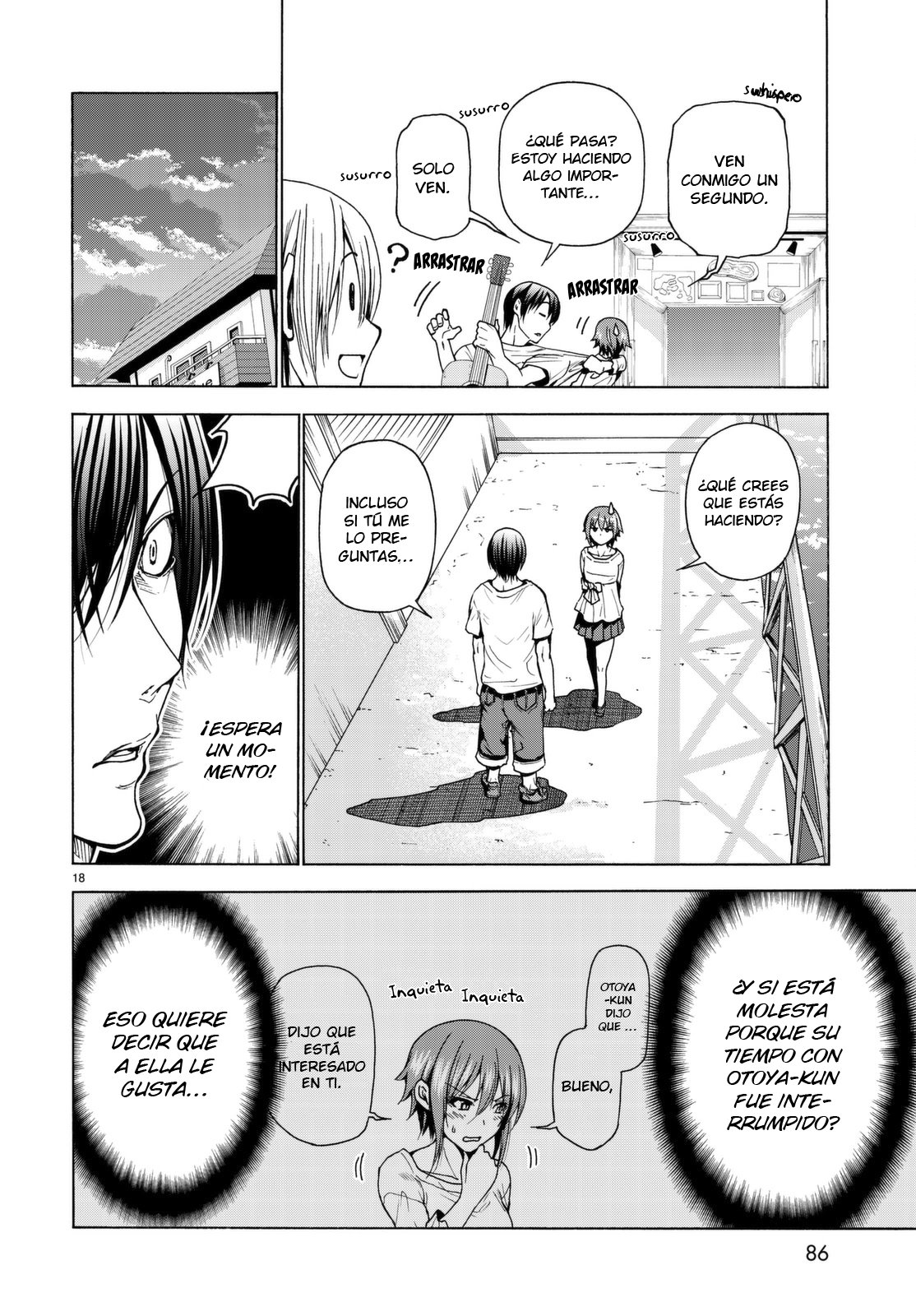 Grand Blue Capitulo 36: ¿Ese es quien te gusta? página 21