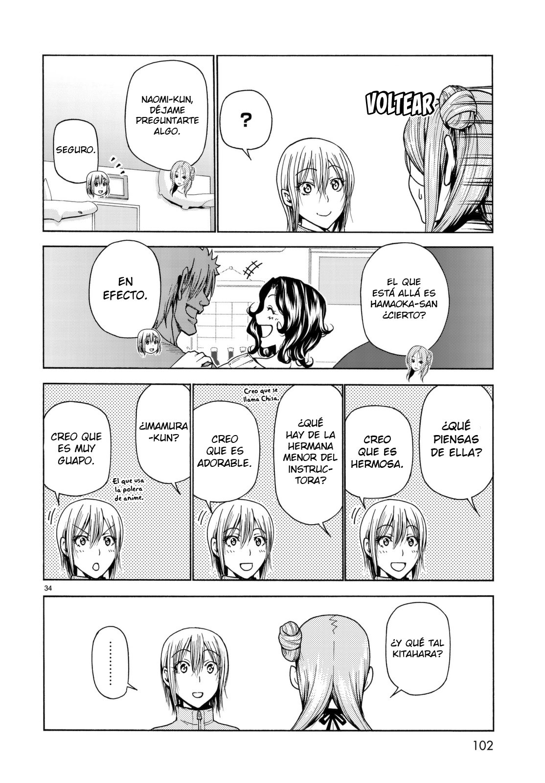Grand Blue Capitulo 36: ¿Ese es quien te gusta? página 37