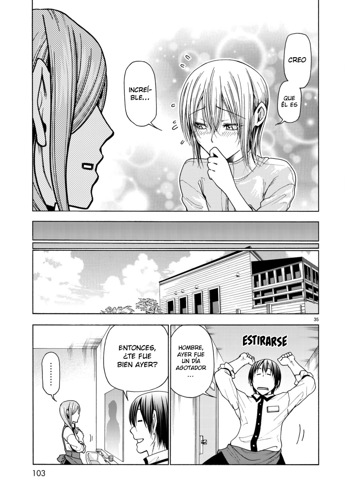 Grand Blue Capitulo 36: ¿Ese es quien te gusta? página 38