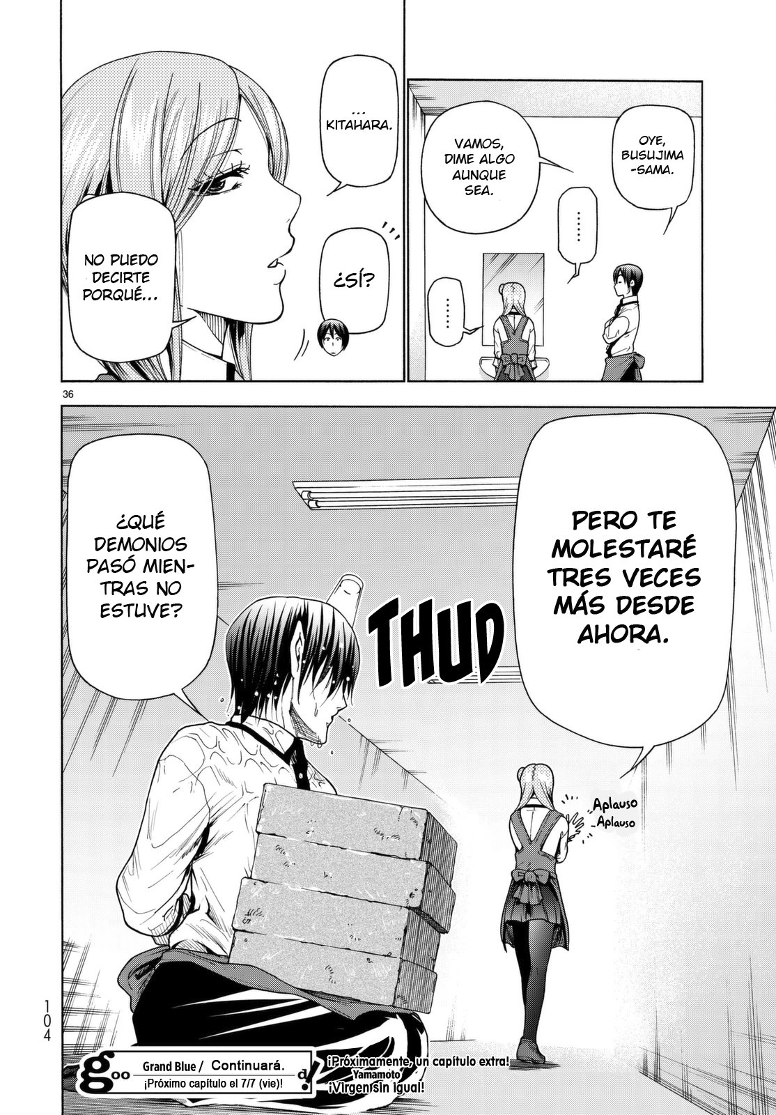 Grand Blue Capitulo 36: ¿Ese es quien te gusta? página 39