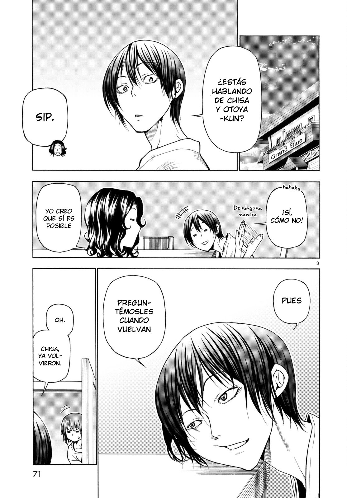 Grand Blue Capitulo 36: ¿Ese es quien te gusta? página 6