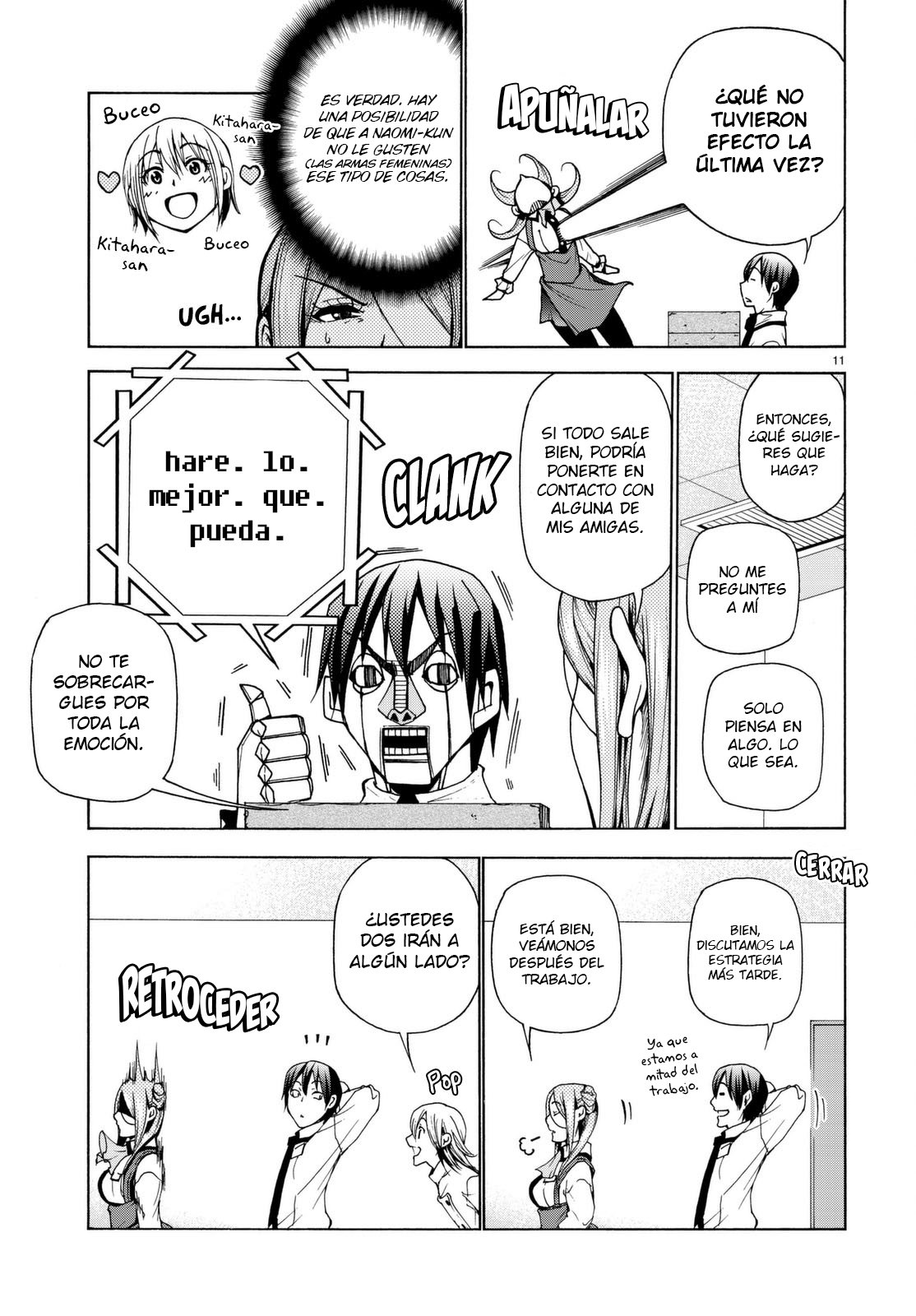 Grand Blue Capitulo 37: Serio. página 12