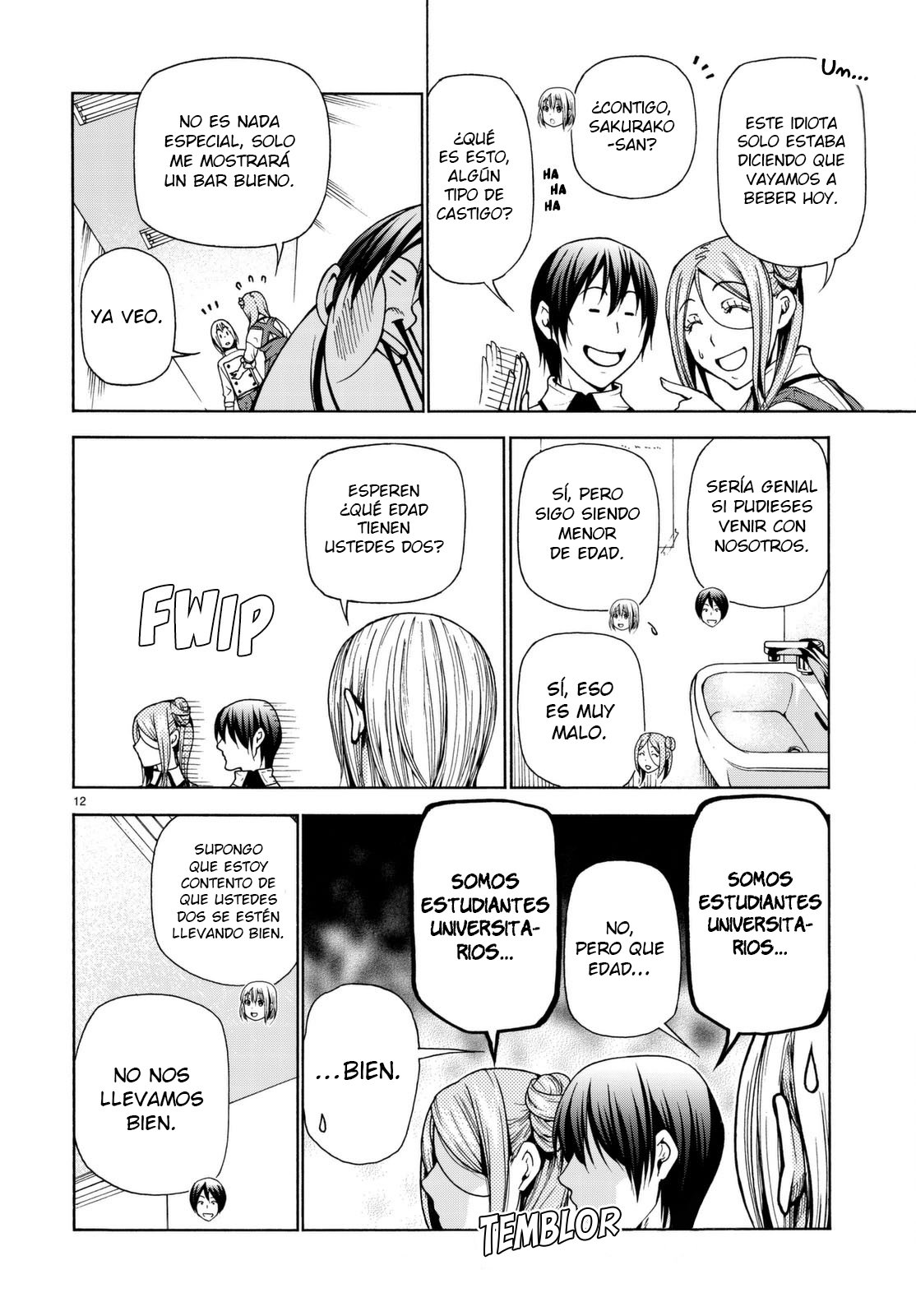 Grand Blue Capitulo 37: Serio. página 13