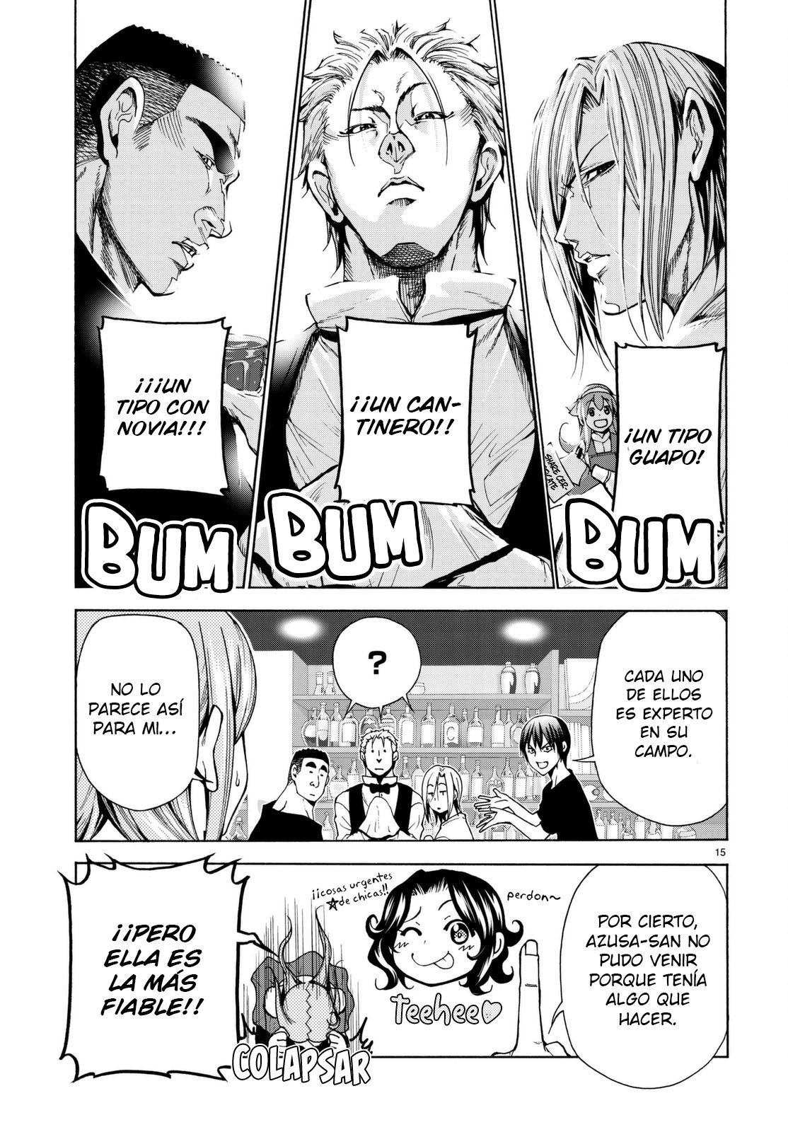 Grand Blue Capitulo 37: Serio. página 16