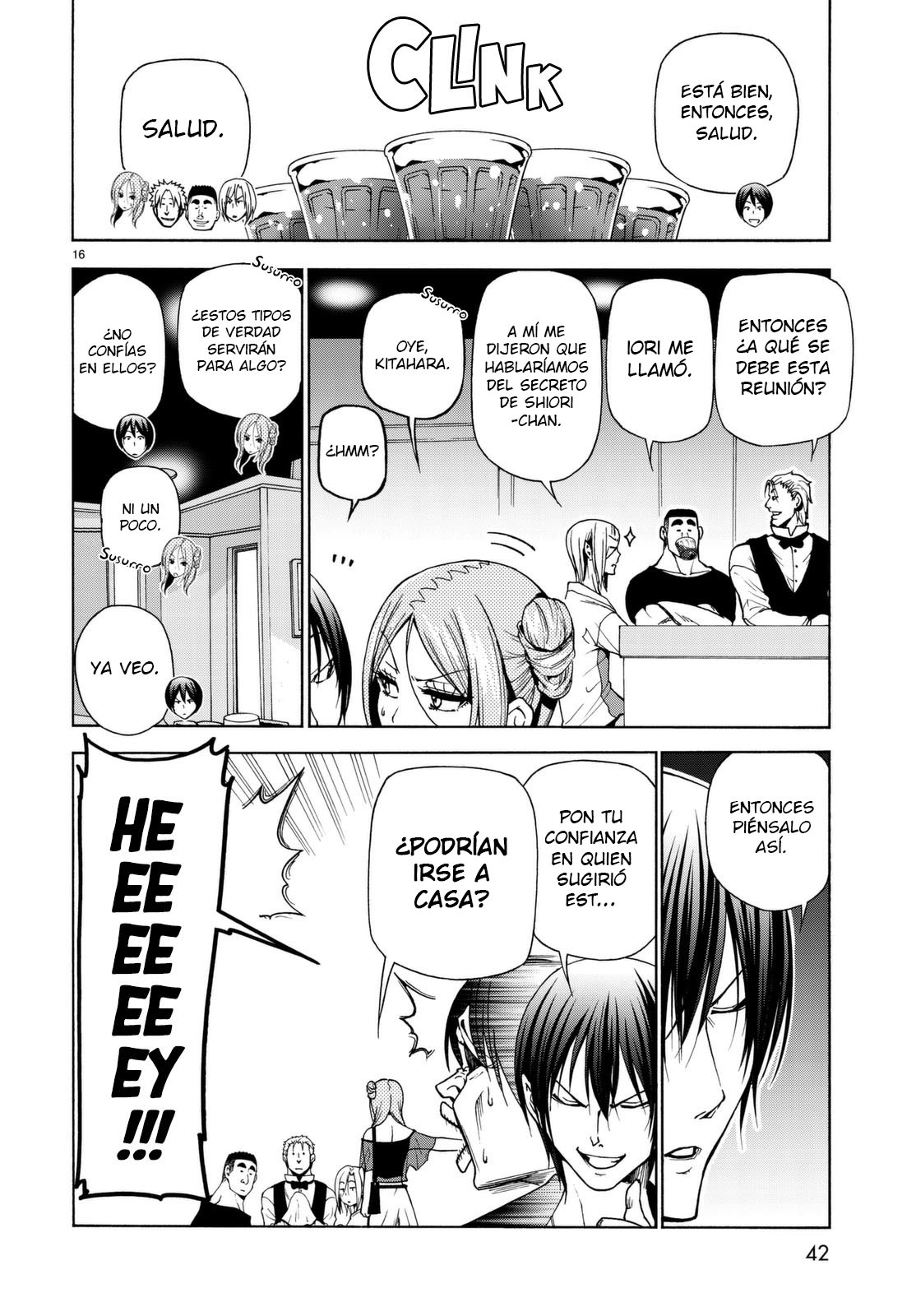 Grand Blue Capitulo 37: Serio. página 17