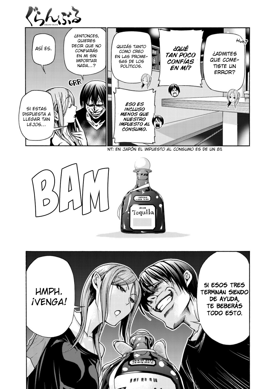Grand Blue Capitulo 37: Serio. página 18