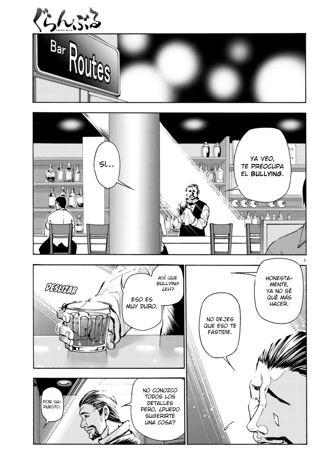 Grand Blue Capitulo 37: Serio. página 2