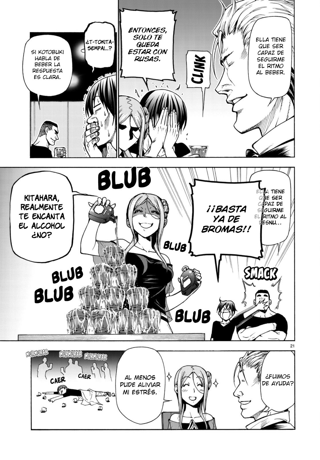 Grand Blue Capitulo 37: Serio. página 22