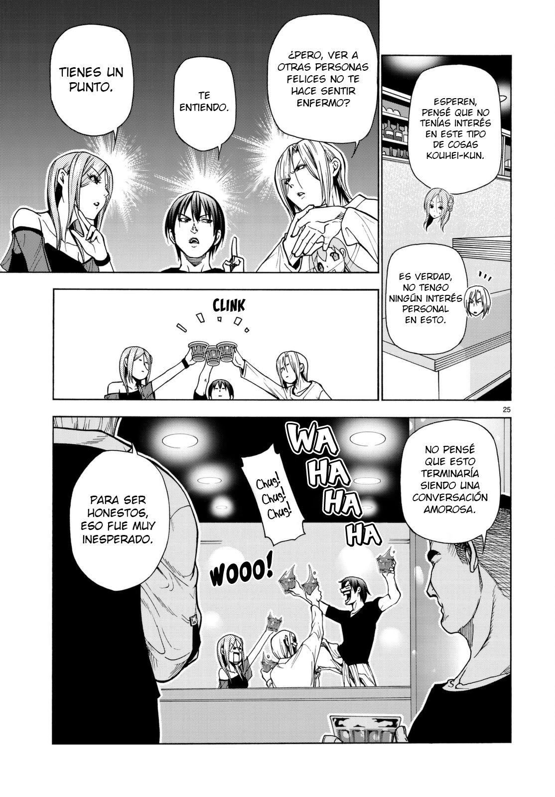Grand Blue Capitulo 37: Serio. página 26