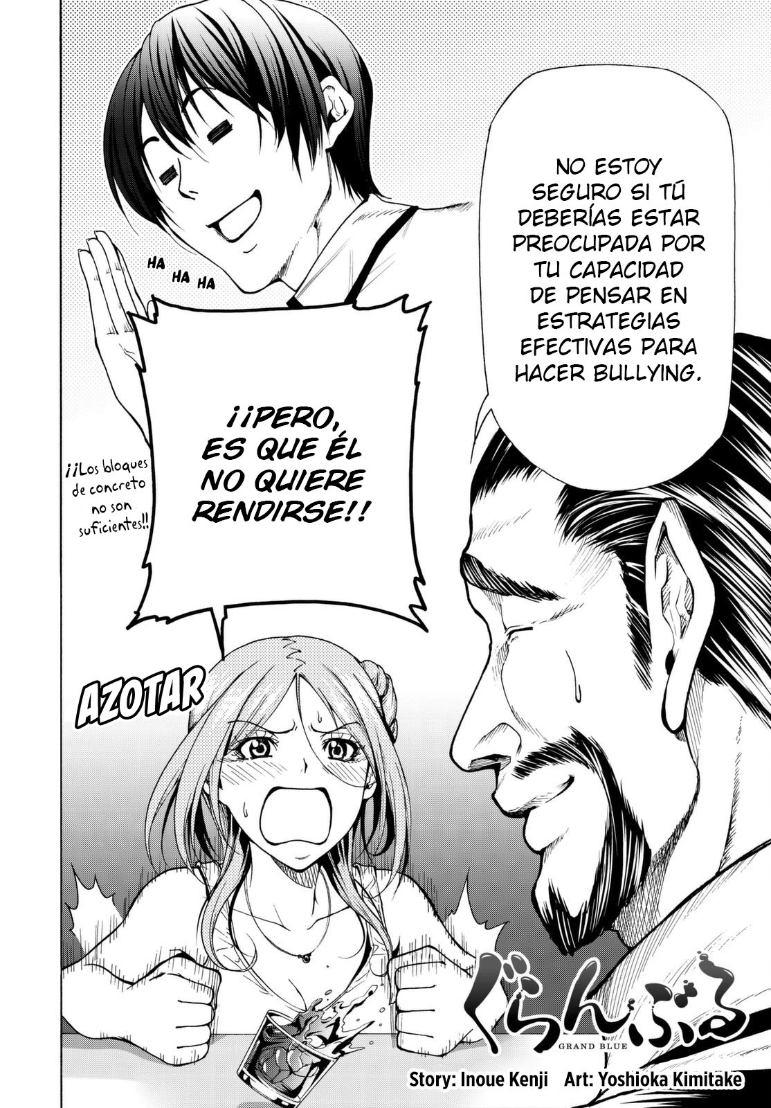 Grand Blue Capitulo 37: Serio. página 3