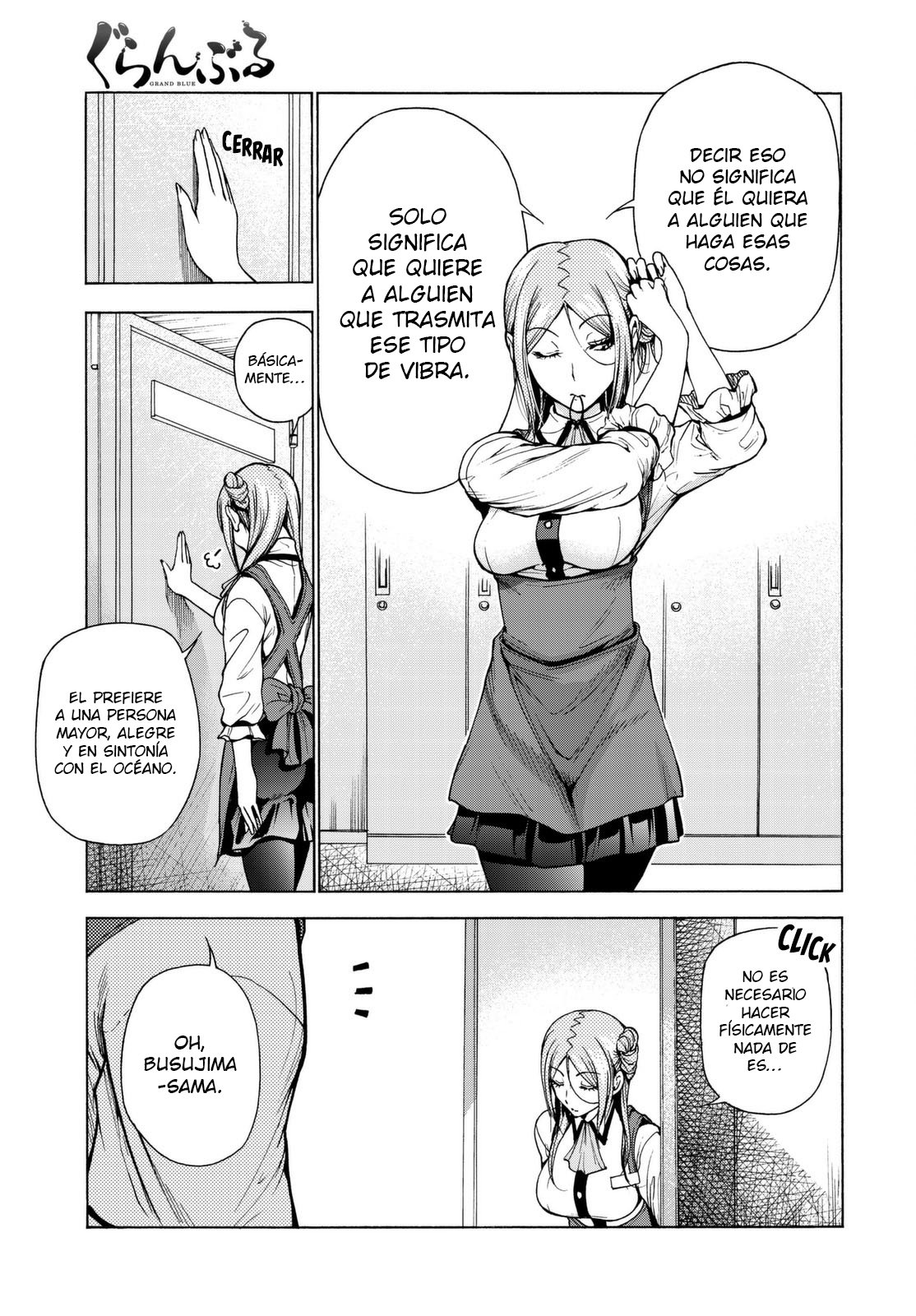 Grand Blue Capitulo 37: Serio. página 30