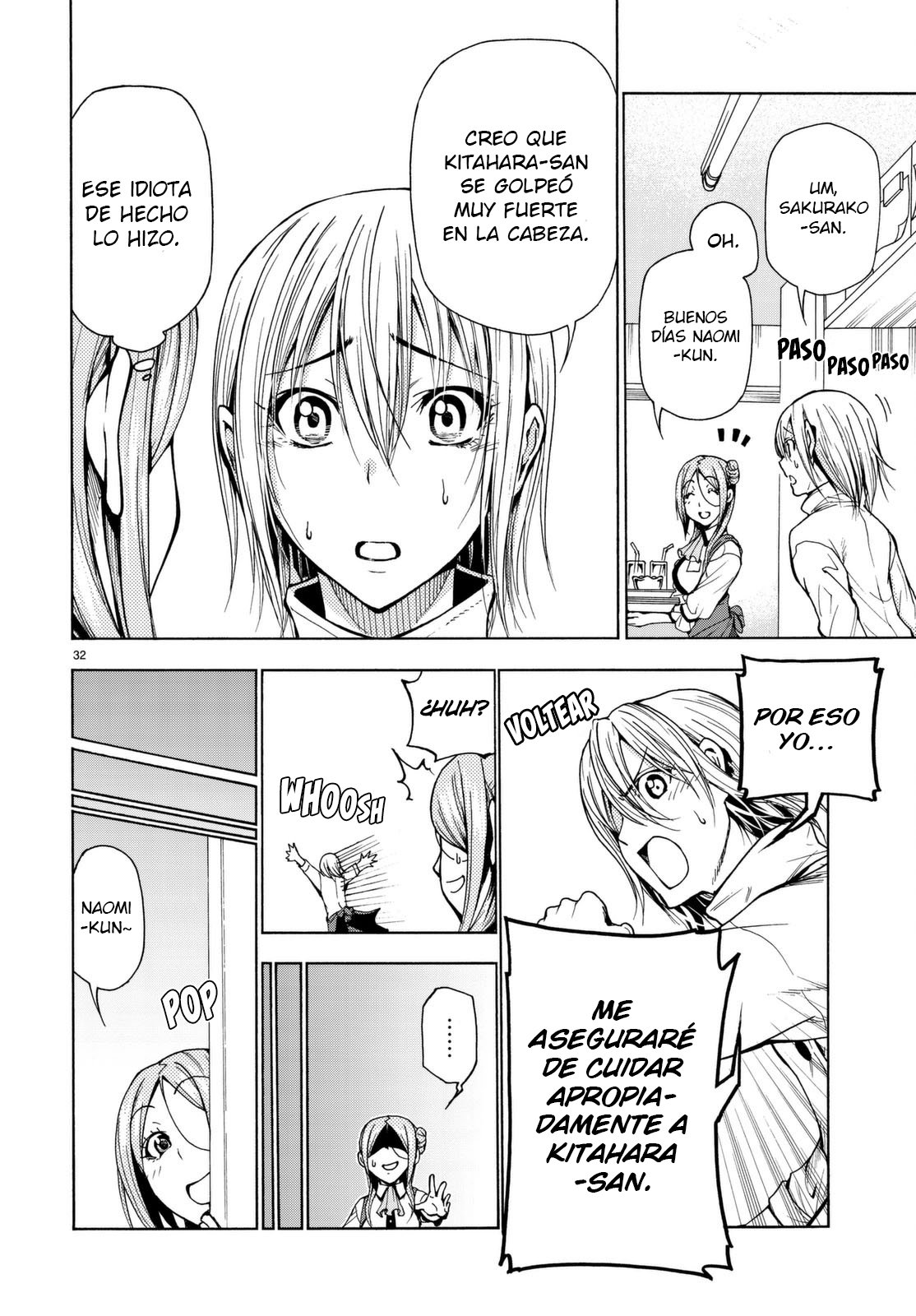 Grand Blue Capitulo 37: Serio. página 33