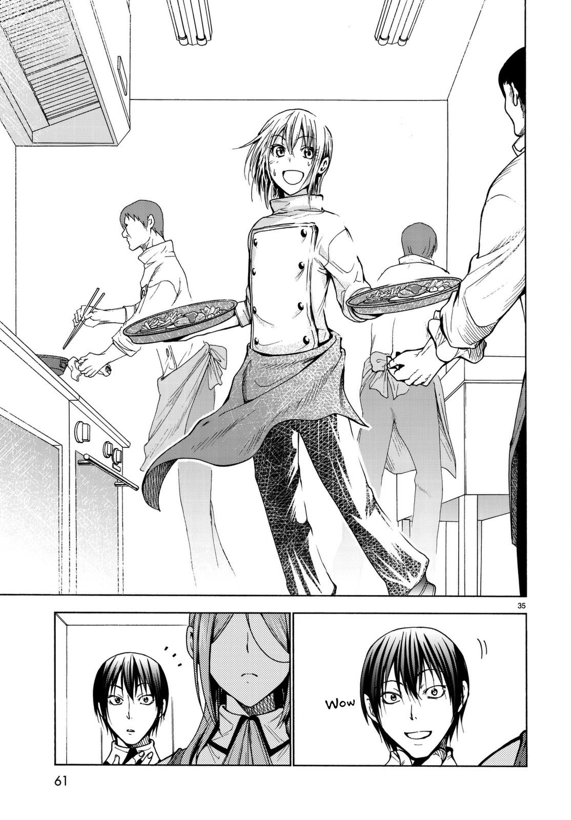 Grand Blue Capitulo 37: Serio. página 36