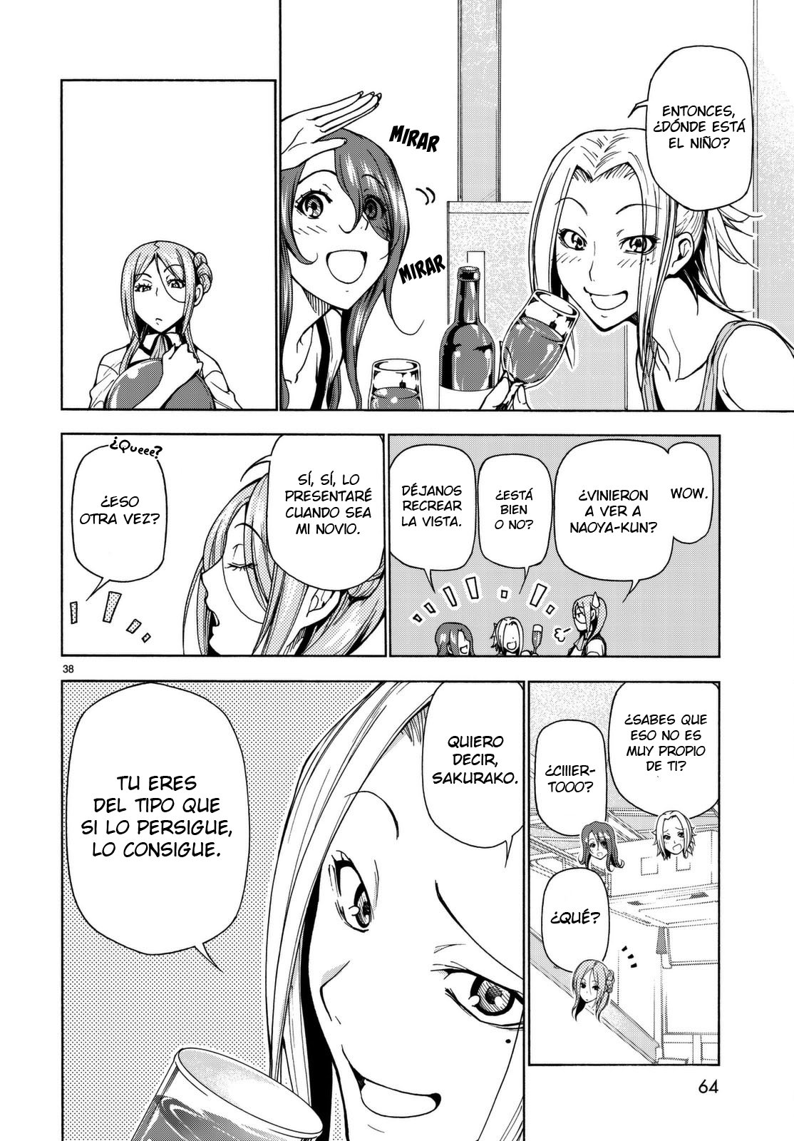 Grand Blue Capitulo 37: Serio. página 39