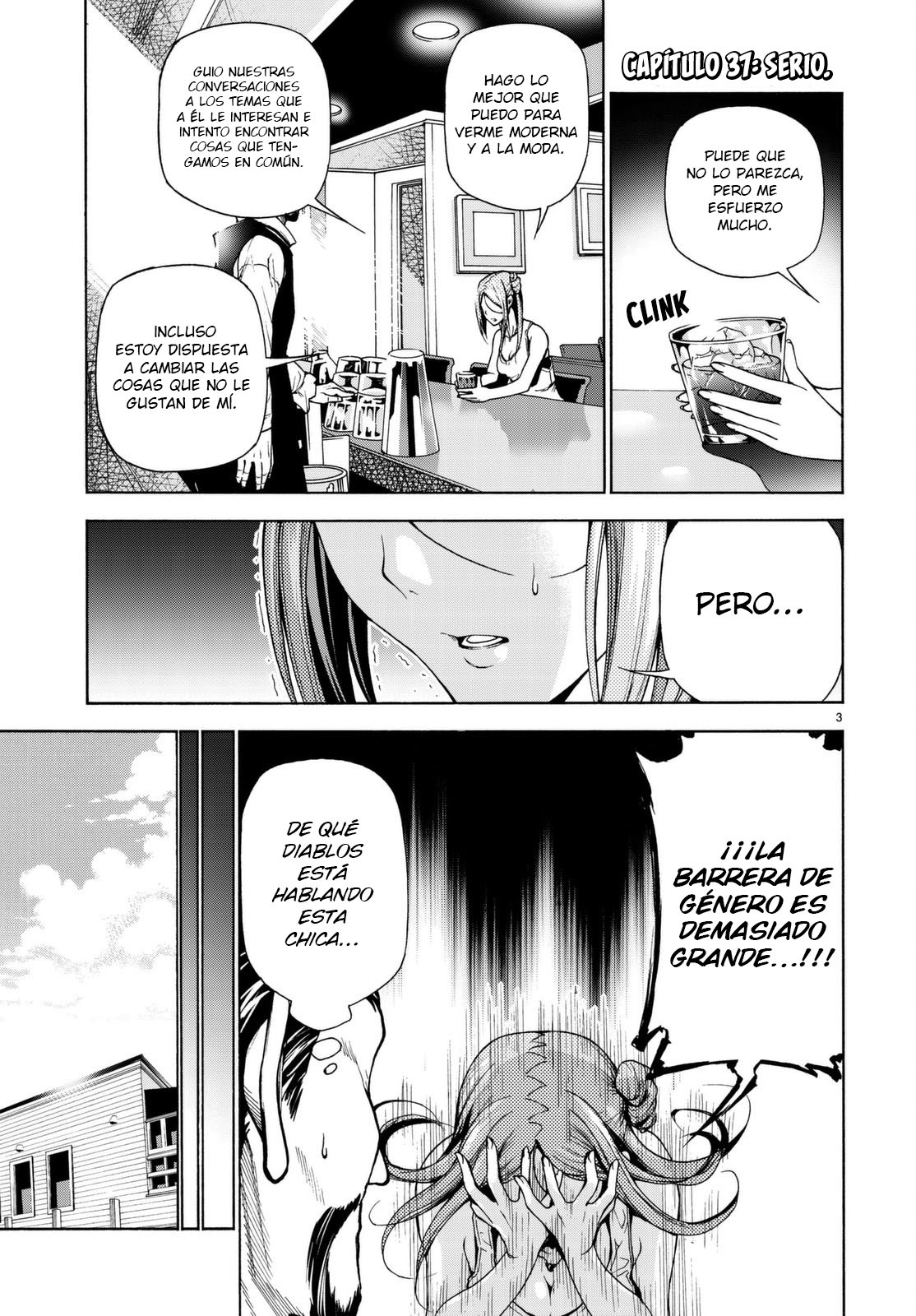 Grand Blue Capitulo 37: Serio. página 4