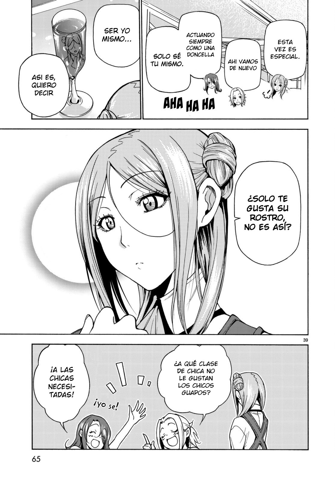 Grand Blue Capitulo 37: Serio. página 40