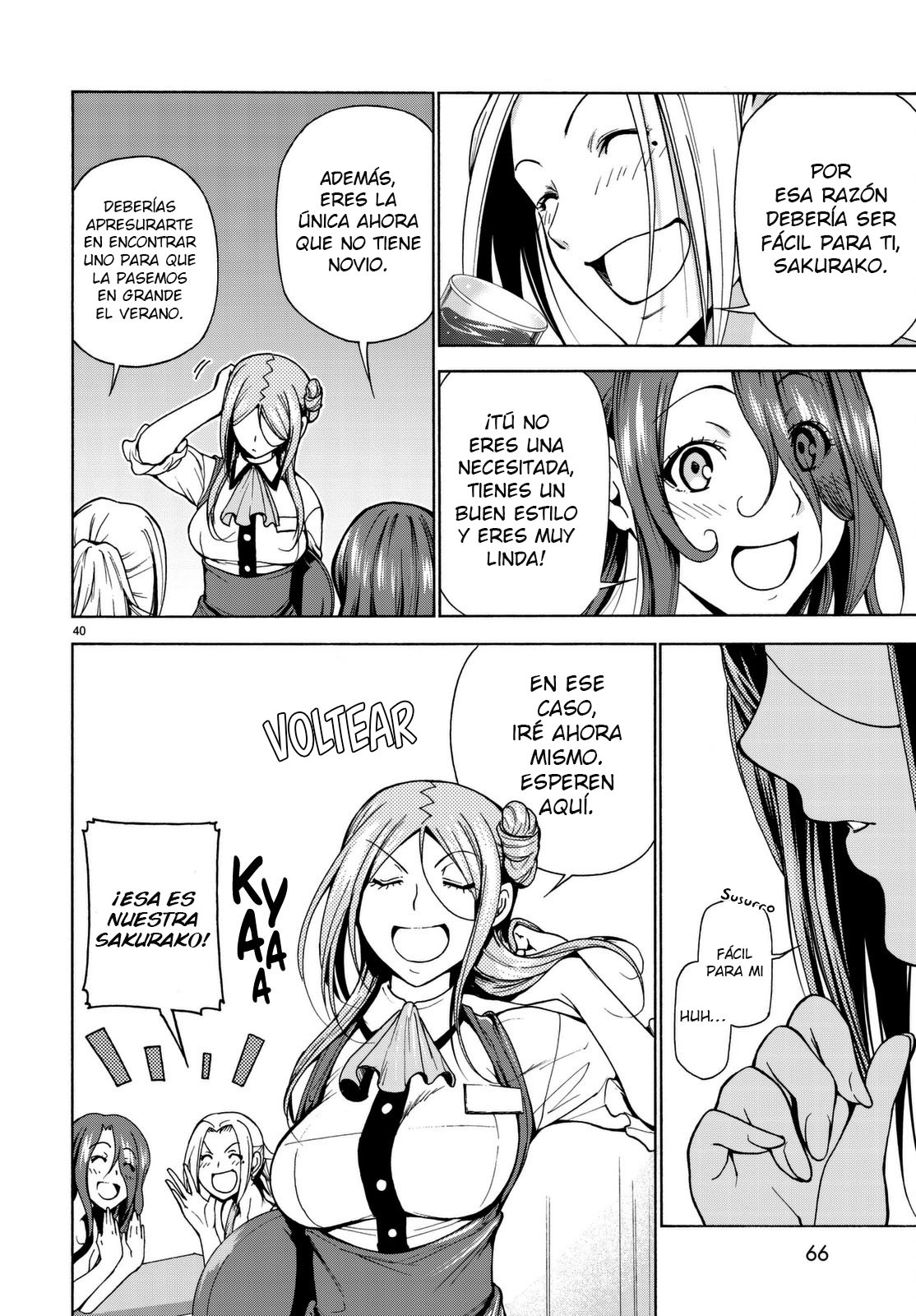 Grand Blue Capitulo 37: Serio. página 41