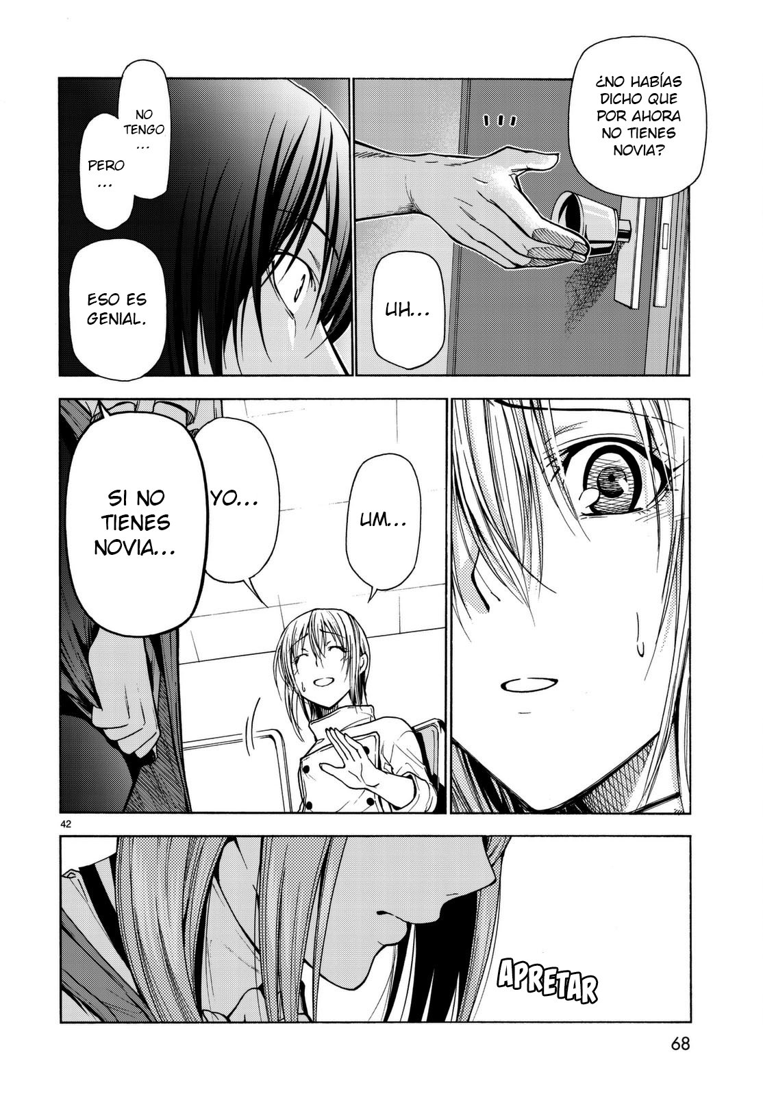 Grand Blue Capitulo 37: Serio. página 43