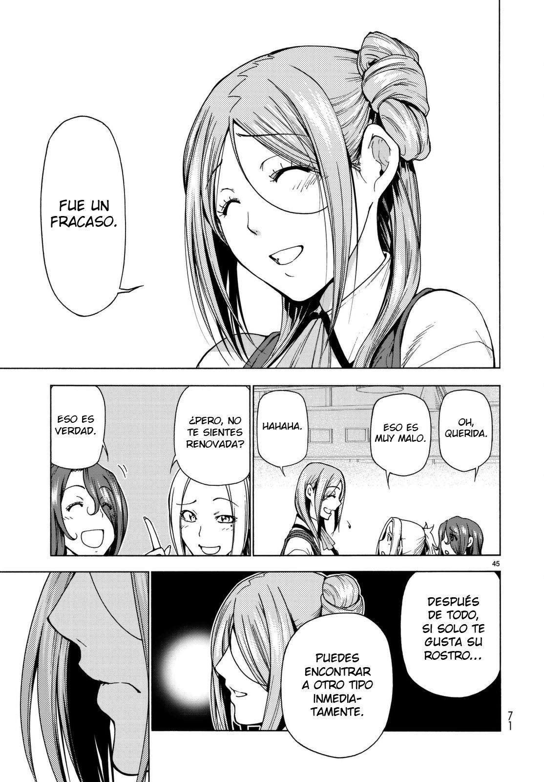 Grand Blue Capitulo 37: Serio. página 46
