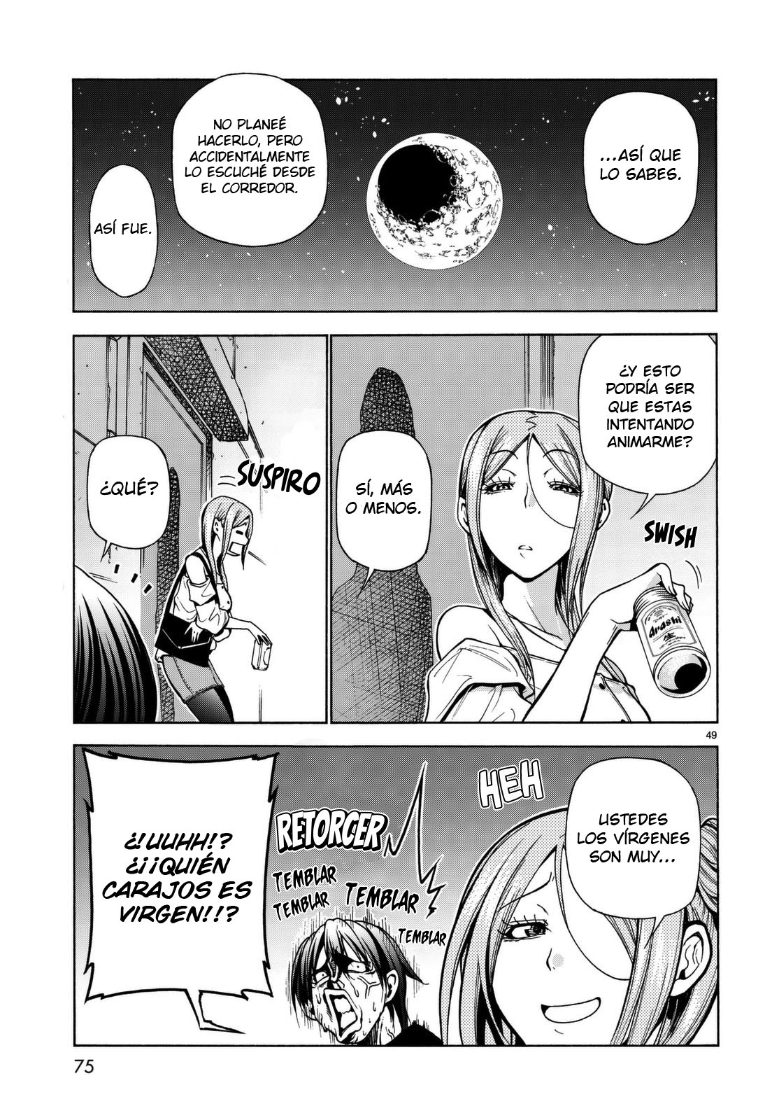 Grand Blue Capitulo 37: Serio. página 50