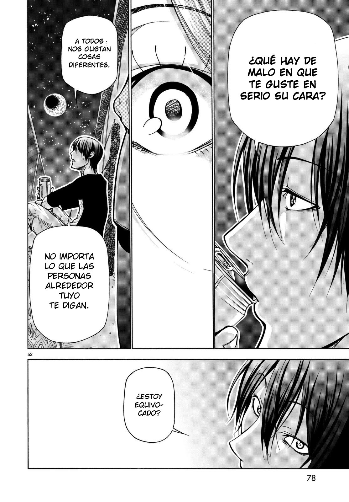 Grand Blue Capitulo 37: Serio. página 53