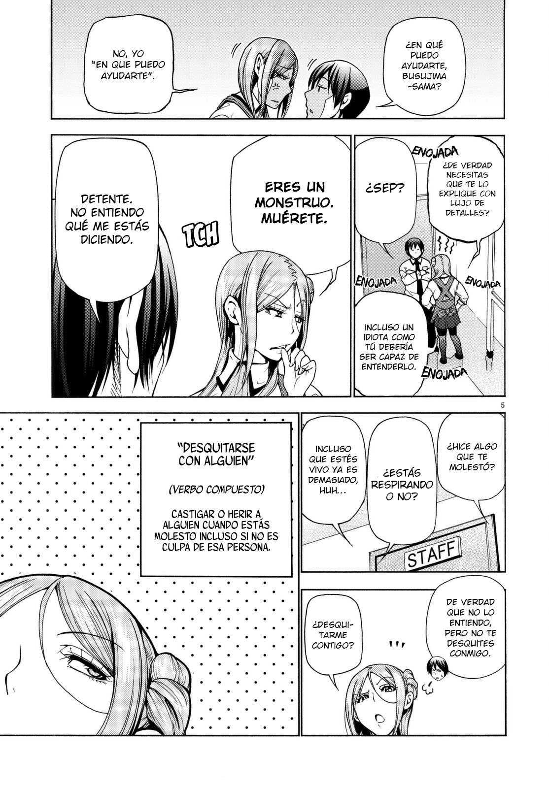 Grand Blue Capitulo 37: Serio. página 6