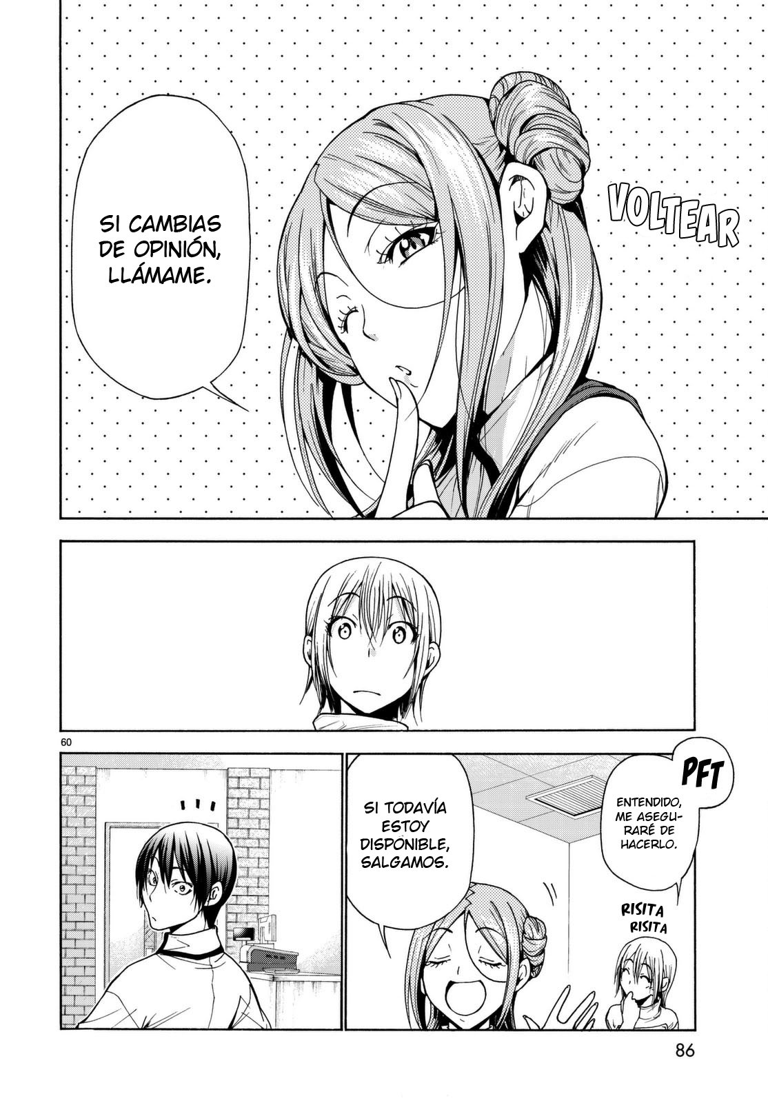 Grand Blue Capitulo 37: Serio. página 60