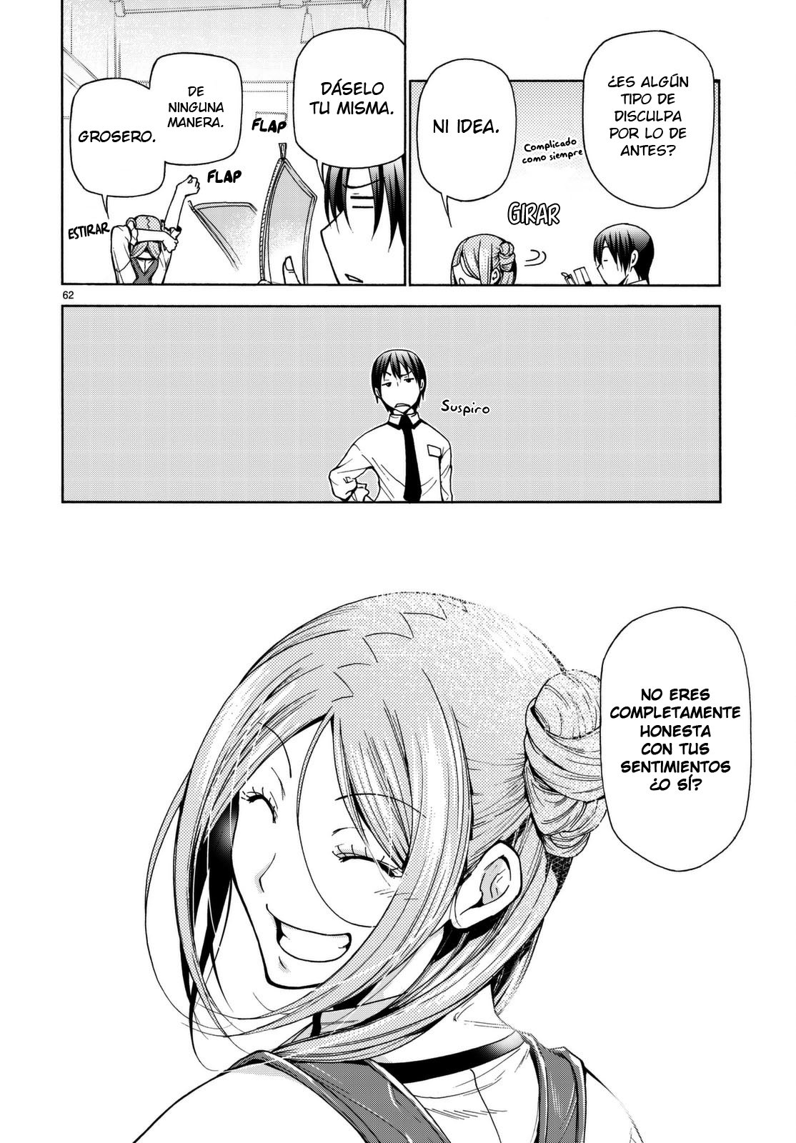 Grand Blue Capitulo 37: Serio. página 62