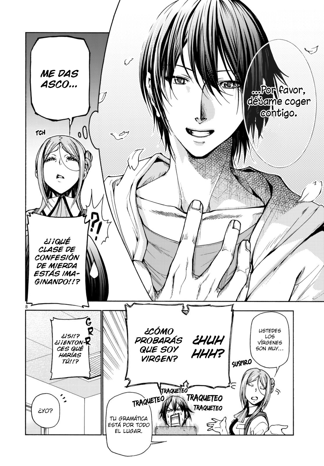 Grand Blue Capitulo 37: Serio. página 9