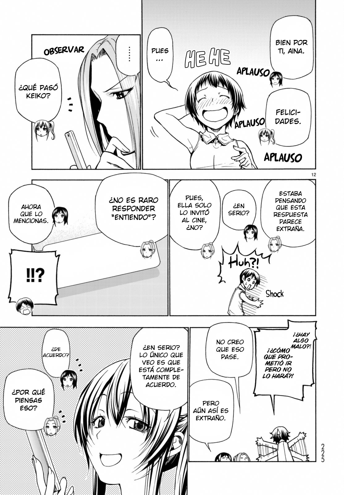 Grand Blue Capitulo 38: Cita en el cine página 14