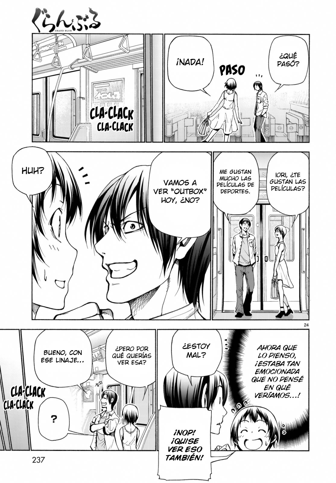 Grand Blue Capitulo 38: Cita en el cine página 26
