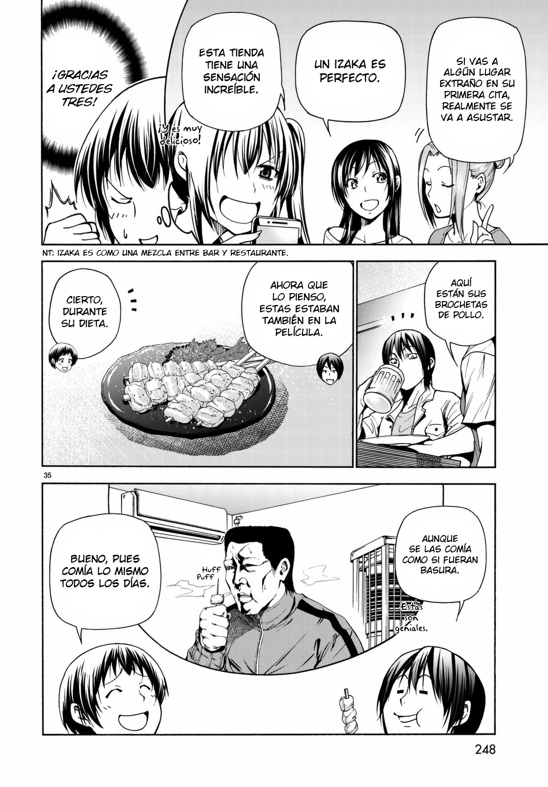 Grand Blue Capitulo 38: Cita en el cine página 37